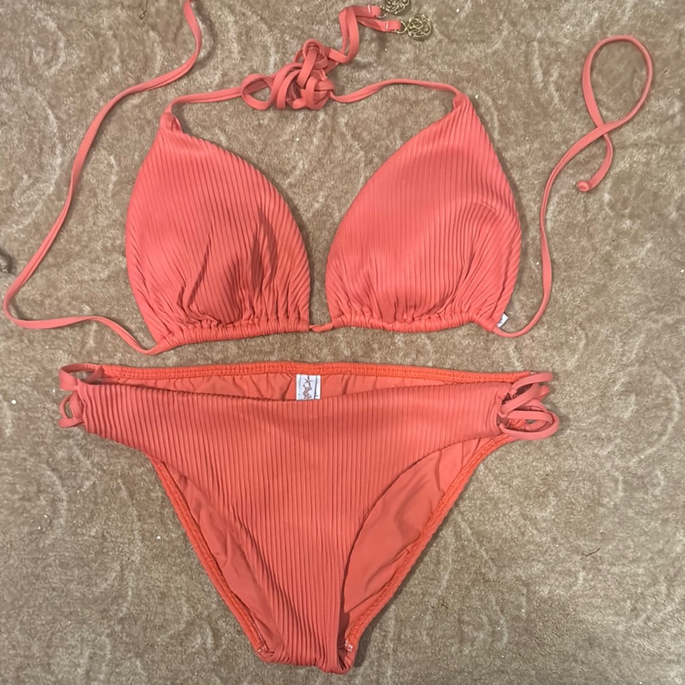 Coral Bikini Set